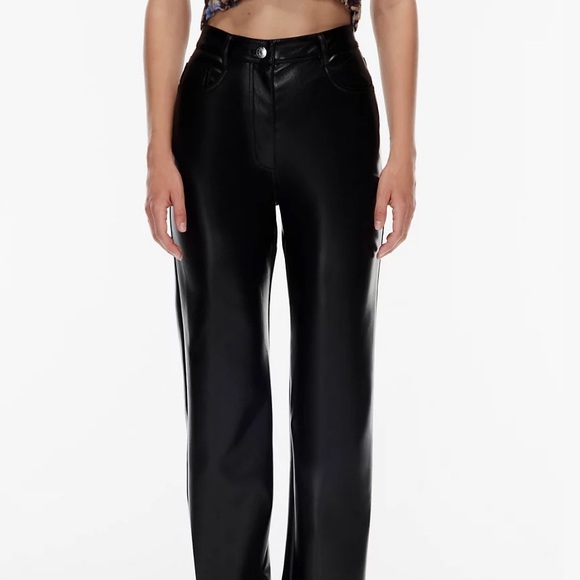Aritzia Pants - Aritzia Melina Vegan Leather Pants